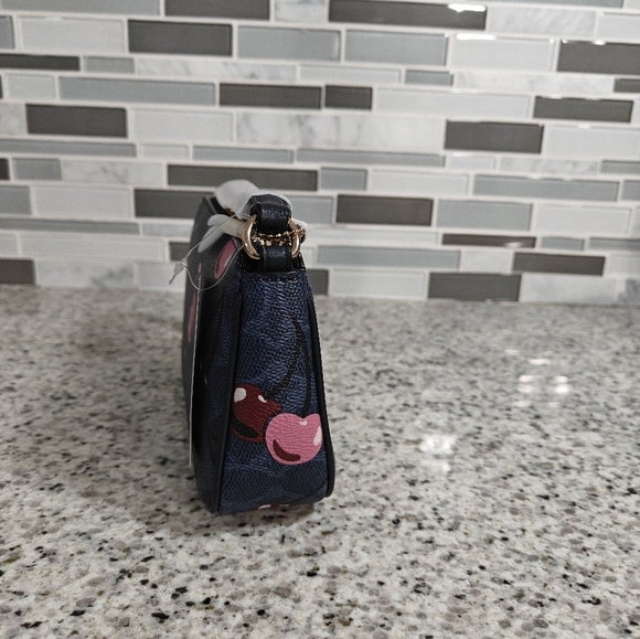 Coach Nolita 19 In Signature Canvas With Cherry Print - Picture 5 of 7